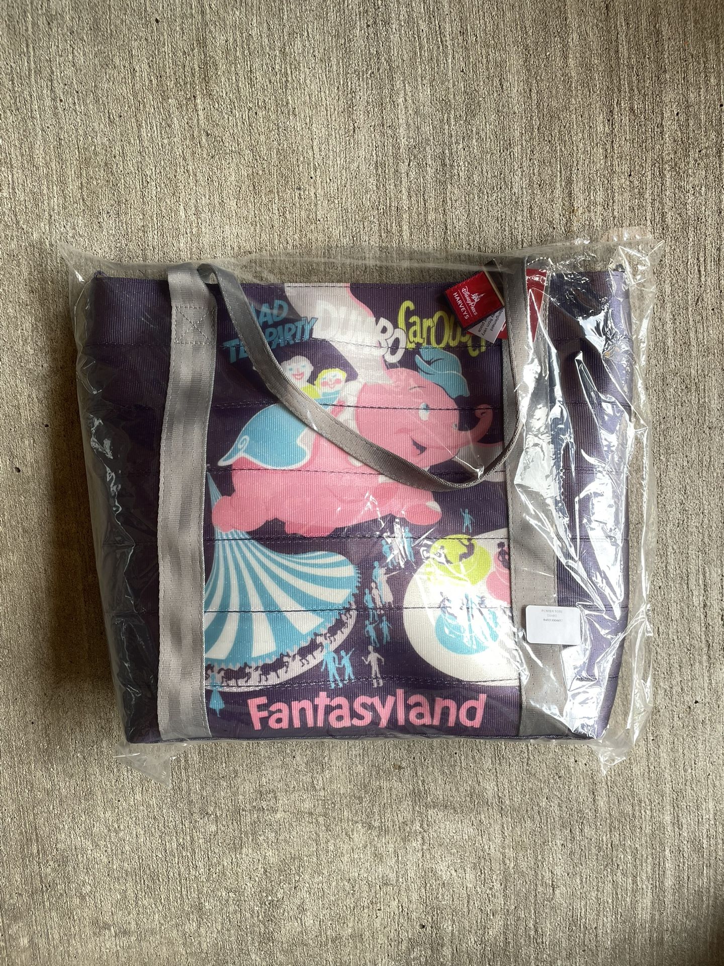 Harveys Disneyland 70th Anniversary Dumbo Tote Bag Fantasyland