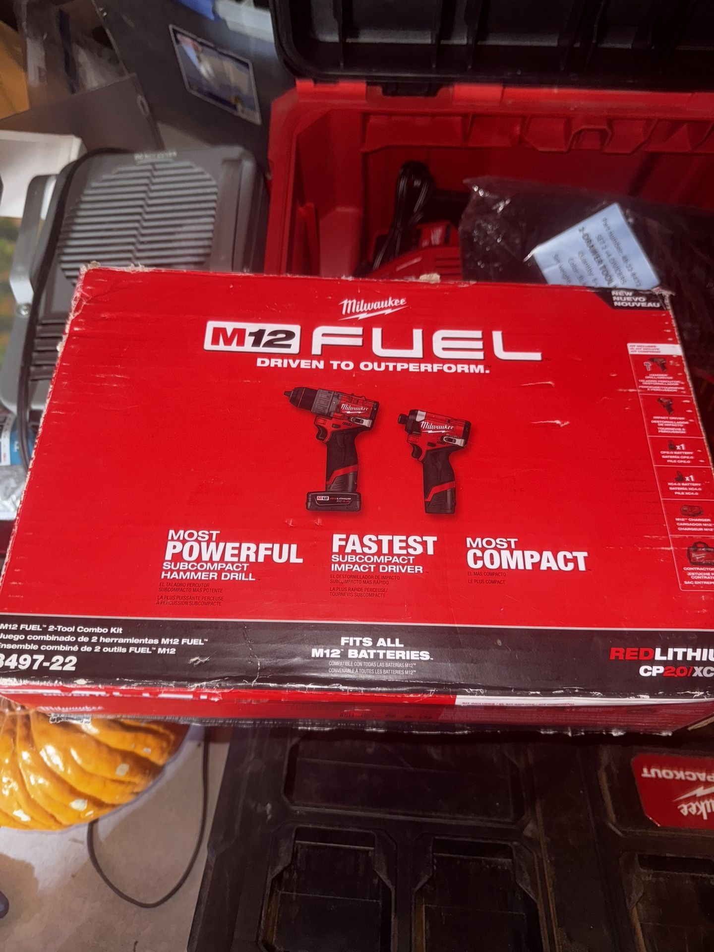 M12 Drill And Driver Tool Set (in Sealed Box)