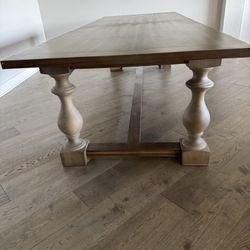 Restoration Hardware Solid Wood Table