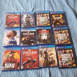 Playstation 4 Games PS4 PS 4 Playstation 5 Can Be Play PS5 PS 5... 8 Games for $100 or $20! Each. New games conditions any 8 Games $100