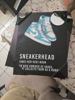 Aqua Sneakerhead " by Wynwood Studio