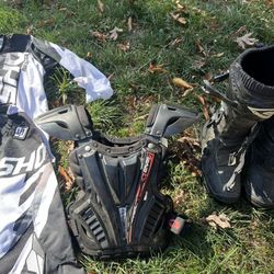 Motorcycle Chest Protector ,pants And Jersey