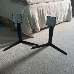 Two 13-32” Monitor Stands With VESA Plates