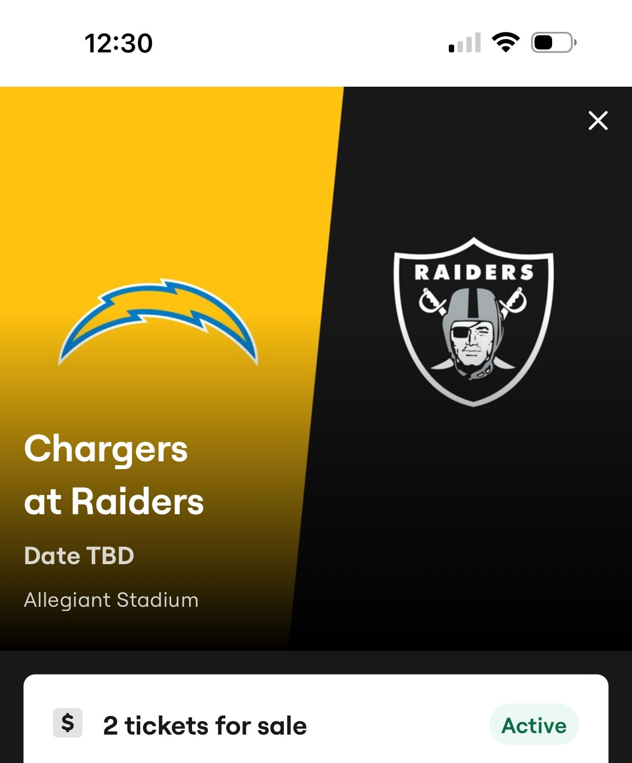Raider V. Chargers