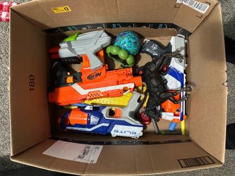 Box of nerf guns