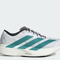 adidas Adizero Boston 13 White Pure Teal JR4791