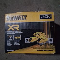 DeWalt XR 20V  Battery And Charger Kit
