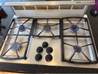 Dacor 36 inch cooktop and downdraft vent