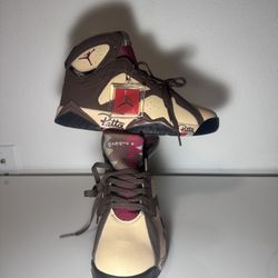 Nike x Patta Air Jordan 7 Retro - Shimmer / Tough Red / Velvet