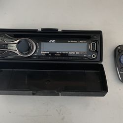 JVC  (face pull out)- With Remote. 