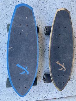 Pair Of Lost Mayhem Metal Skateboards 