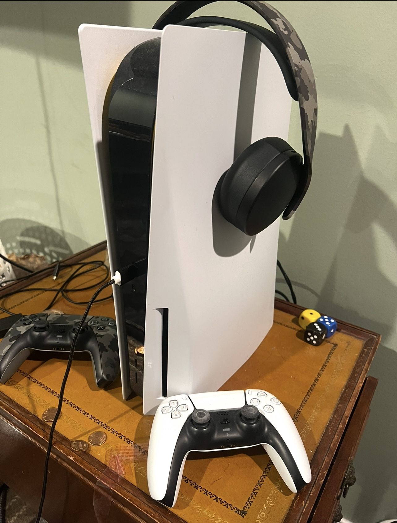 PS5 Disc Edition With 2 Controllers & Headset
