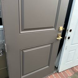 Door Front Door  Waterproof heavy duty  36 width  95 height  only door no frame no door knob no keys only the door is for sale