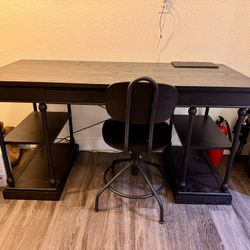 Solid Wood Office Home  Desk 