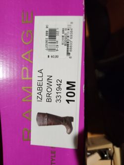 Womens Brown Boots Size 10