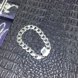 Mens Bracelet Silver 