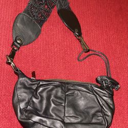 Vera Pelle Belt Black Bag