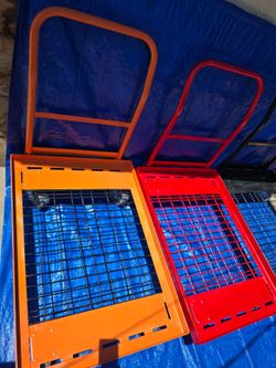 STEEL HEAVY DUTY ROLLING CART 42" LONG 29"WIDE 10" SWIVEL WHEELS VERY HEAVY MULTIPLE IN STOCK