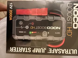 NOCO Boost HD _ GB70 Genius 2000 Amp Lithium Jump Starter