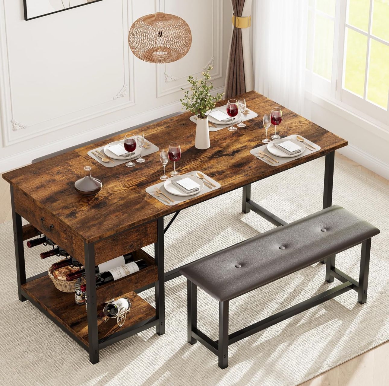 Dining Table Set for 4