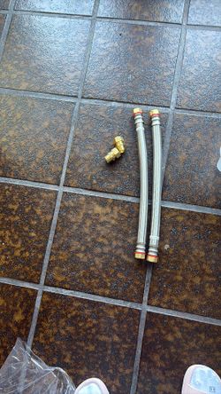 Braided Steel Water Heater Supply Line Connector NEW P/u 98008