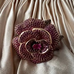 Kate Spade Midnight Rose Pink Ring Size 7