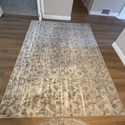 7x10 Threshold Gray Area Rug