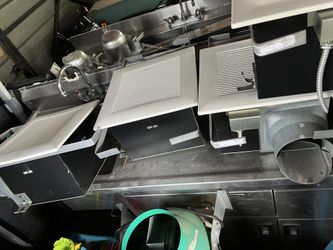 Fans, Table, Cabinets 