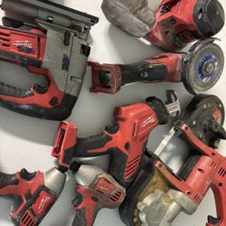 Milwaukee Tools ⚒️ Everything In Picture Lot Drills Saw San