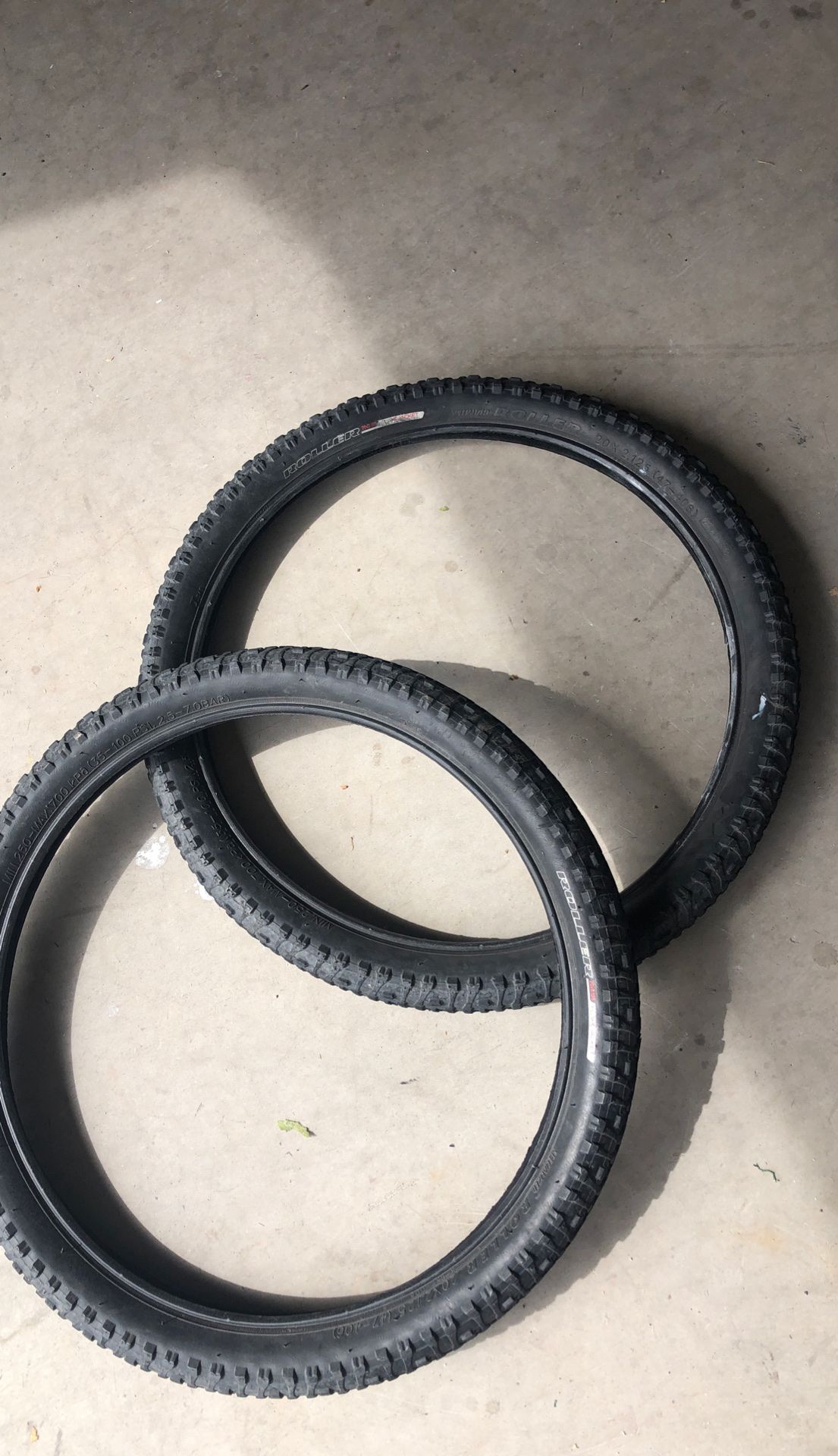 Two specialized bike tires 20”