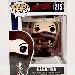 Funko Pop Marvel Daredevil Electra #215 Vinyl Bobblehead 