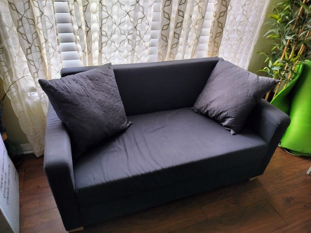 Navy Blue Small Couch