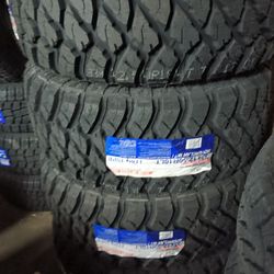 4 New Tires Installed/ Nuevas Llantas Instaladas 33/12.50/18 Atlander Tires