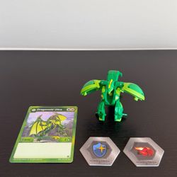 Spin Master Bakugan Dragonoid Ultra B600 Ventus Battle Planet Card Bakucores