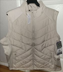 NWT XXL Beige Free Country Women's Vest light weight