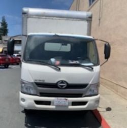 Hino Box Truck White
