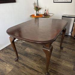Wood Kitchen Table Mahogany 1930’s-40’s