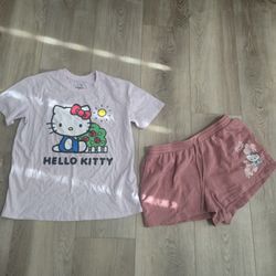 Hello Kitty Shirt & Shorts 