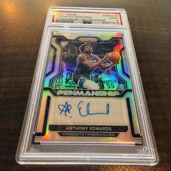 🔥 MUST BUY! INVEST NOW – PSA 9 Anthony Edwards Silver Prizm Auto! 🔥