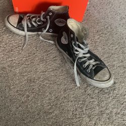 Black Kids High Top Converse