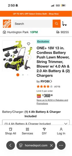 RYOBI combo