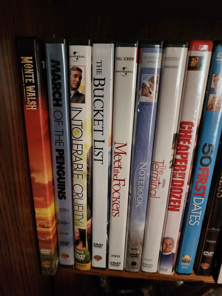 Assorted VHS & DVDs