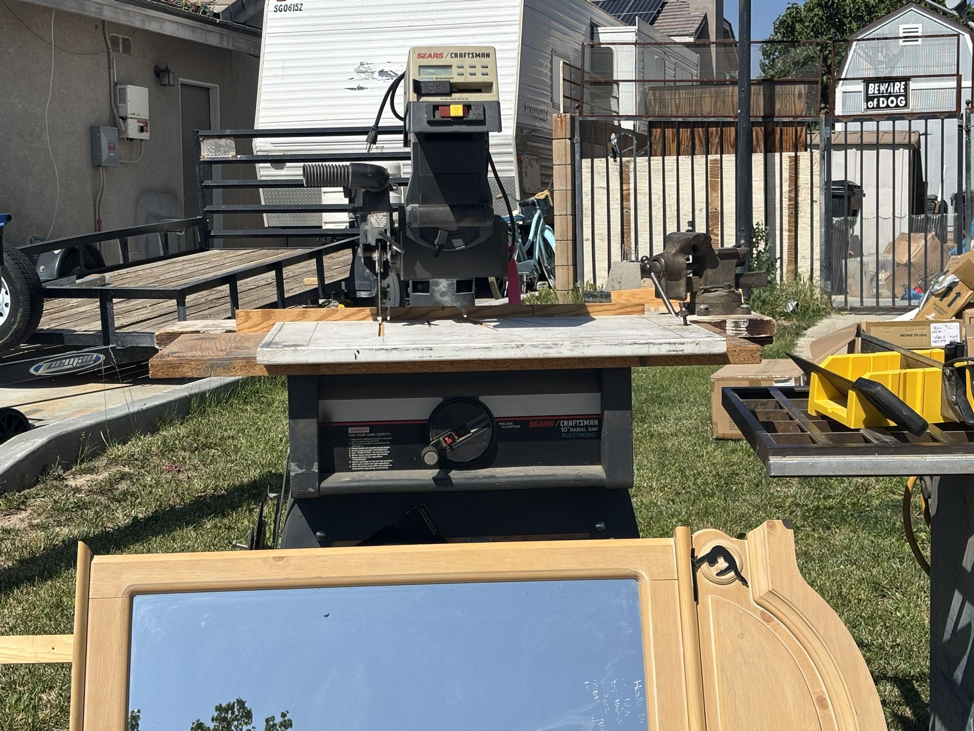 Radial Saw Table saw