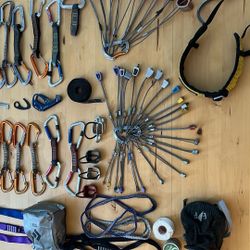 Climbing Gear Over 90 Pieces