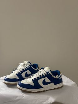 Nike Dunk Low White Blue Gum Sole Fashion Sneakers