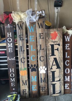 Wooden Welcome Signs and Decorative Signs