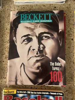 Lot of 34 Beckett Baseball Magazines - Babe Ruth, Ichiro, Jeter, Etc.