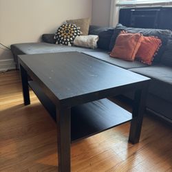 Black IKEA Coffee Table