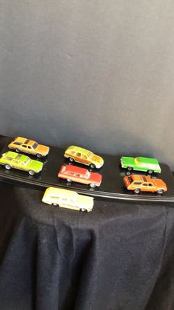 Collectible matchbox station wagons