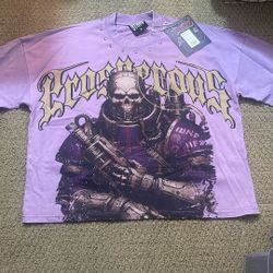 Stray Short Sleeve Purple Tshirt